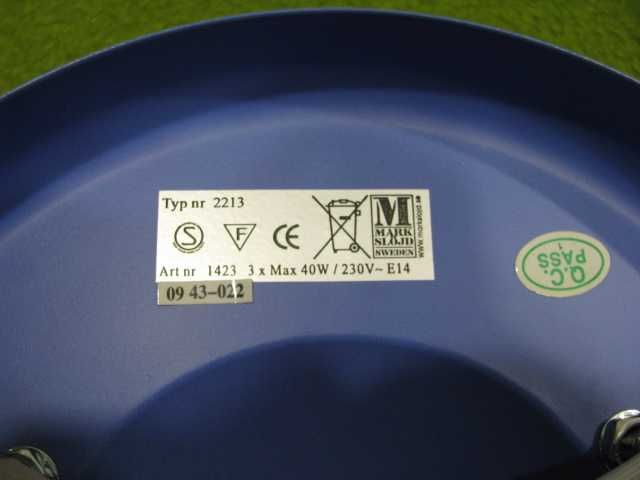 OKAZJA nowość 2x LAMPA na 3 żarówki 230V