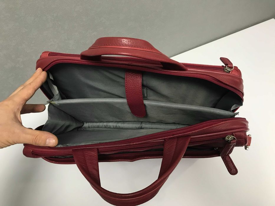 Сумка шкіряна GF Gino Ferrari оригінал для документів і ноутбука