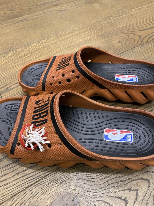 Нові шльопанці чоловічі крокси лімітованої серії NBA eco slide