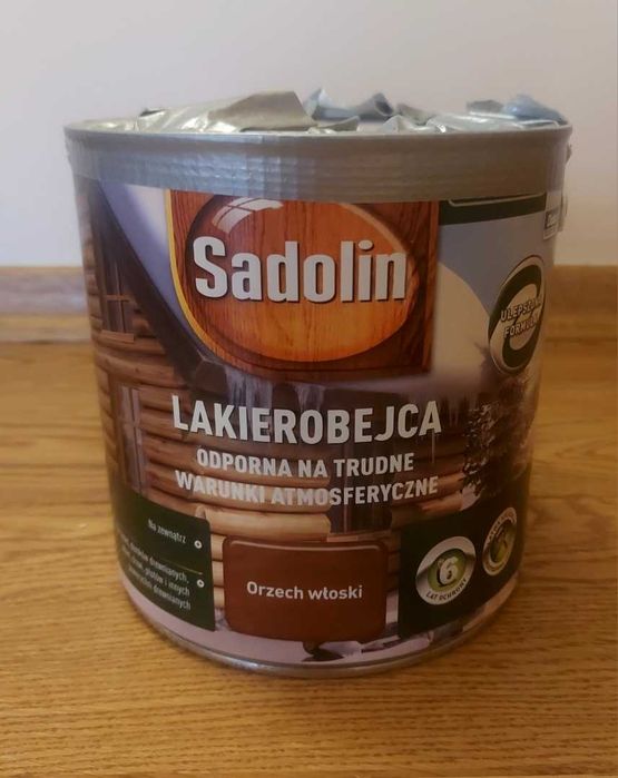 Lakierobejca SADOLIN orzech włoski 2,5 l - sprzedam