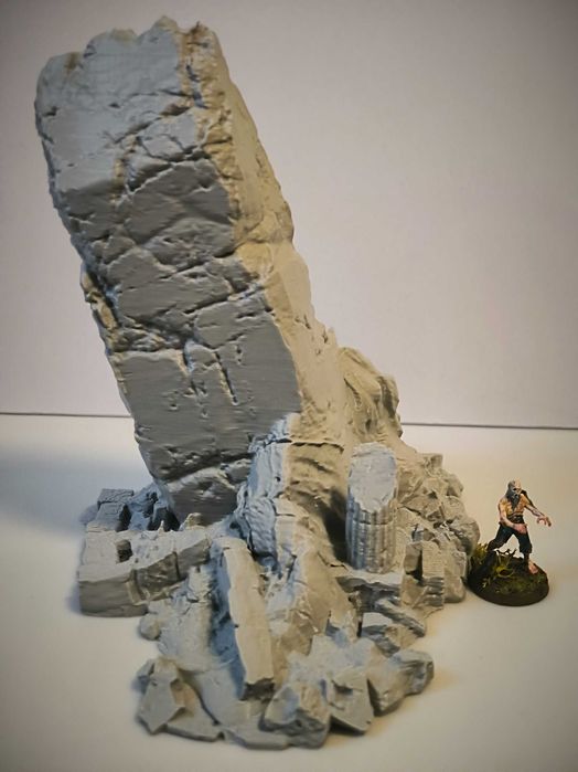 Zaginione miasto (Kataklizm) Duża skała 2 RPG D&D Makieta Diorama