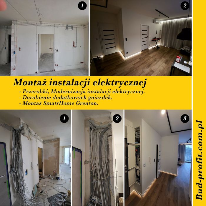 Elektryk Warszawa, Podlaczenie plyty, Naprawa usterek, Montaż osprzetu