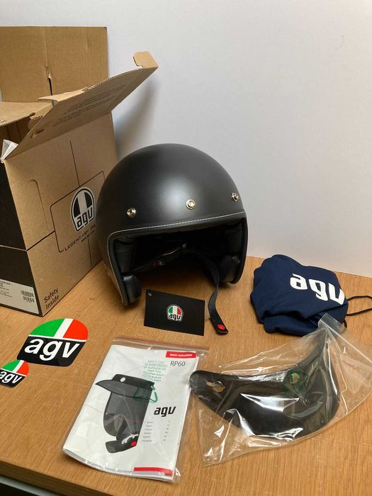 Capacete AGV RP60 XL preto mate (novo)