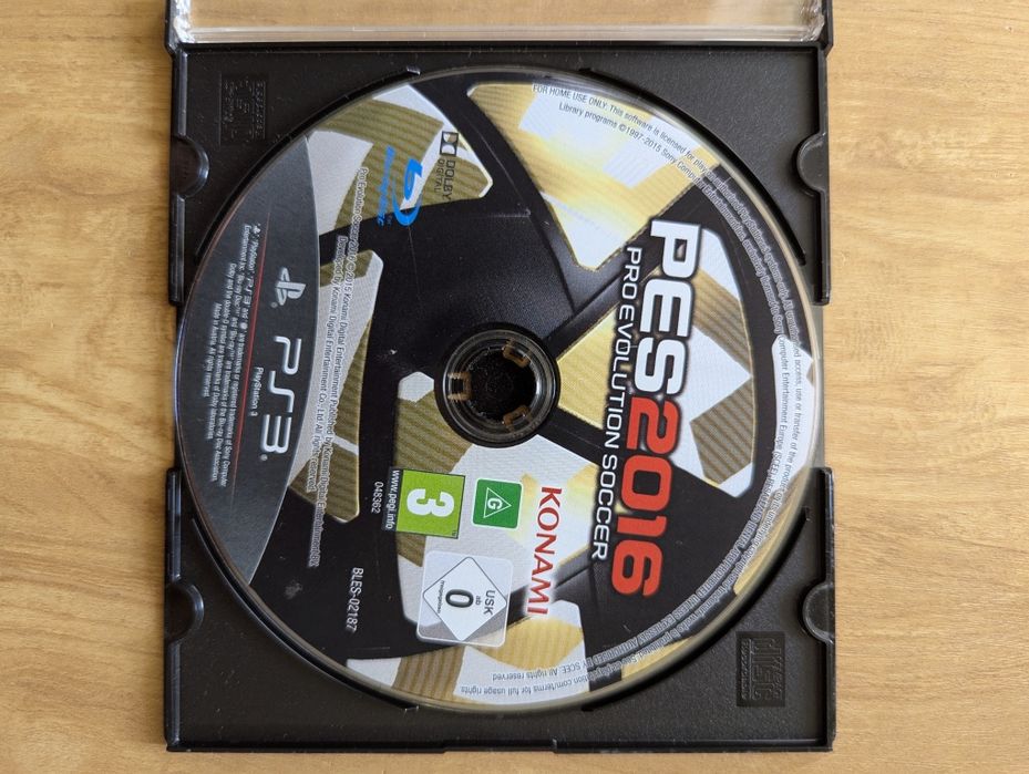 PES 2016 PlayStation 3