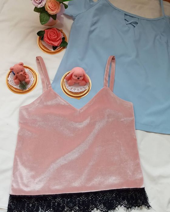 Женская майка (велюр)