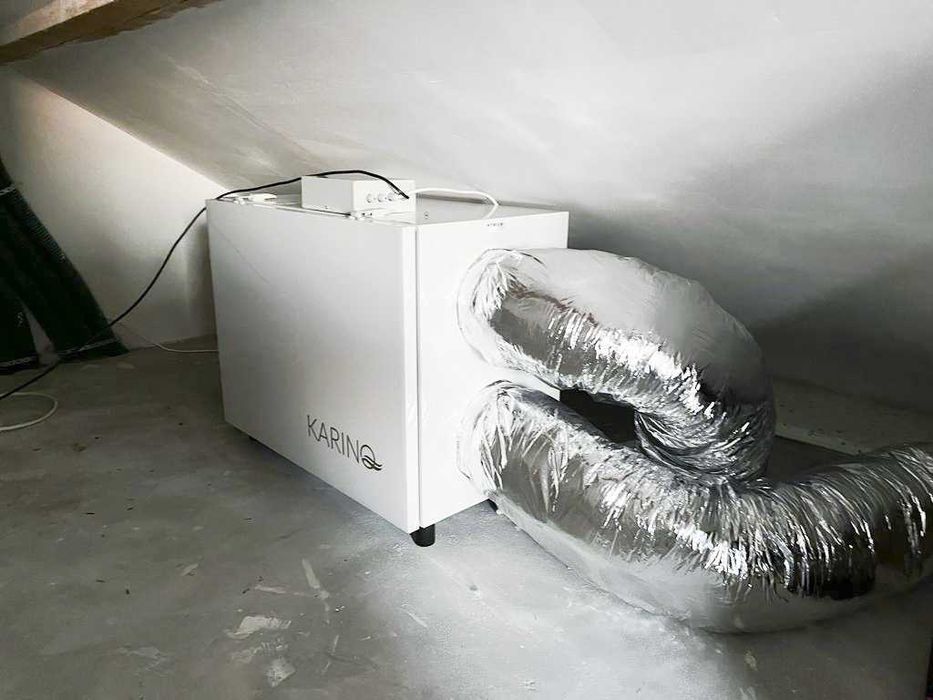 Rekuperacja KARINO - Bez Grzałki, Modulowany BYPASS, Tanie Filtry