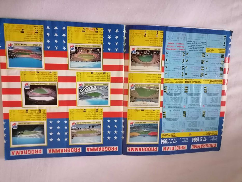 Caderneta Cromos Mundial USA 94 Último de MARADONA Completa Panini