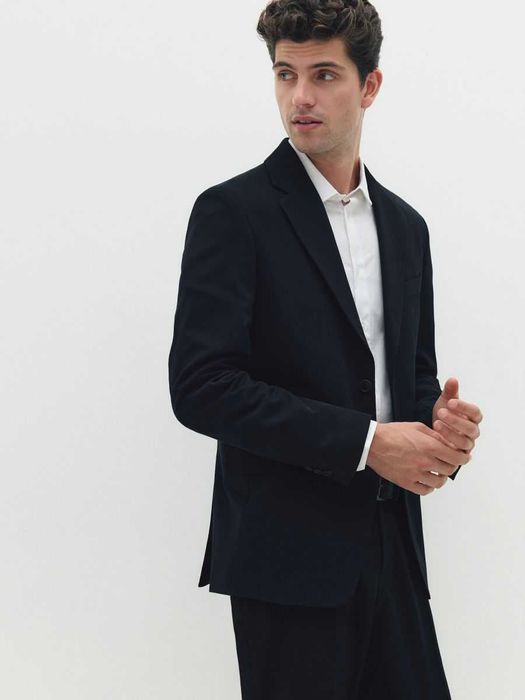 Blazer Slim Fit - Preto - ZARA
