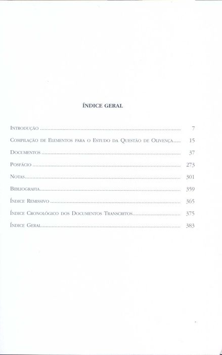 Compilação de Elementos para o Estudo da Questão de Olivença