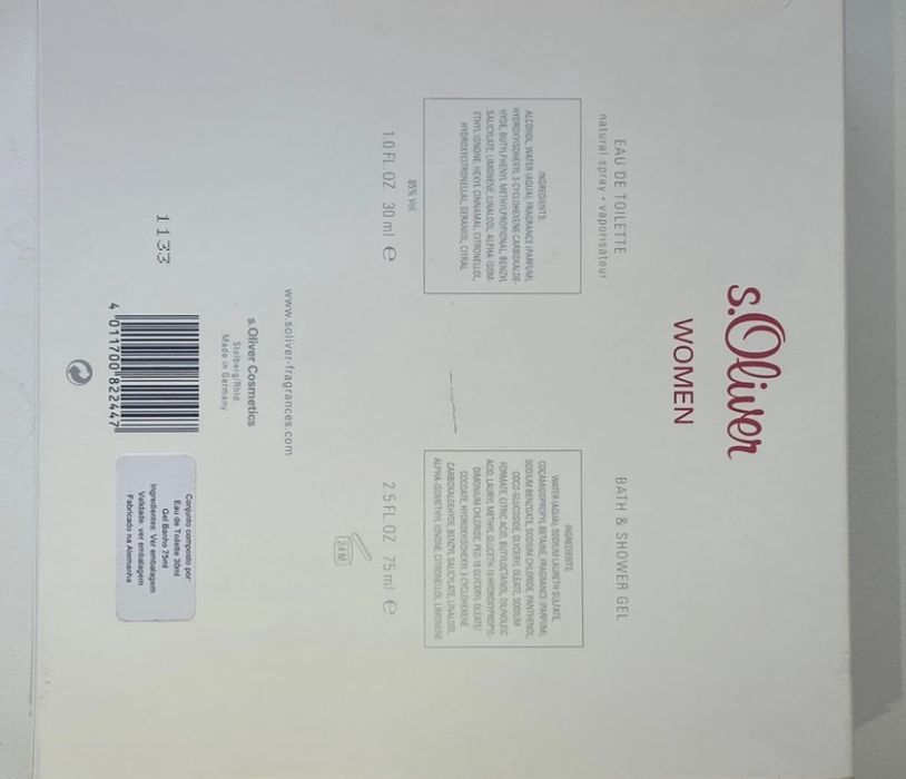 s.Oliver perfume e creme