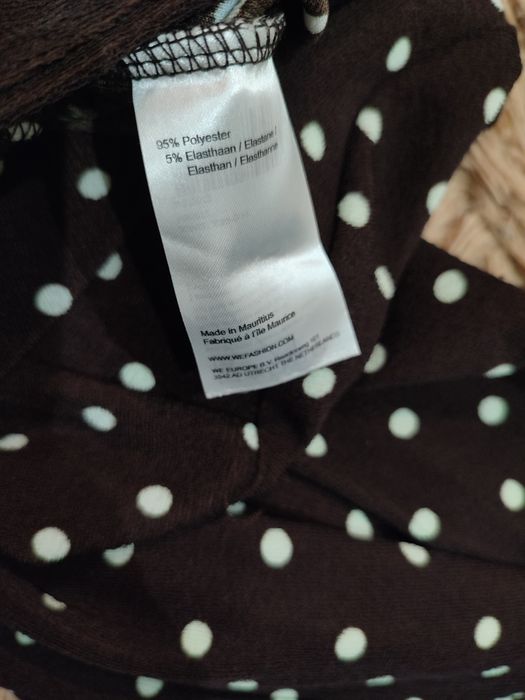 Коричневый комбинезон в горошек ШЕ xs