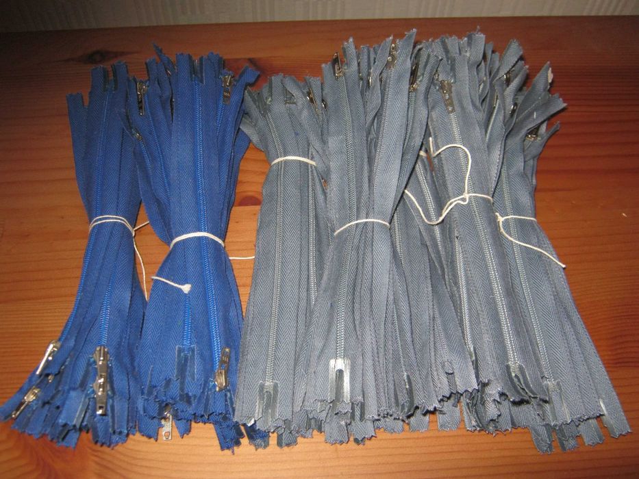 Nowe zamki błyskawiczne plastikowe o dl 17cm - 10szt = 5zł