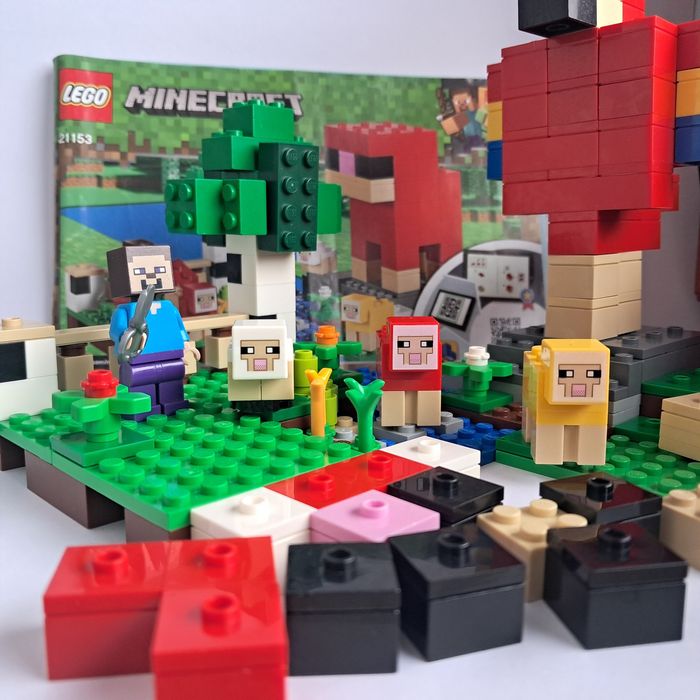 LEGO® 21153 Minecraft - Hodowla owiec kompletny z instrukcją