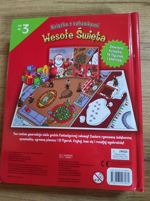 Wesołe święta książka z zabawkami