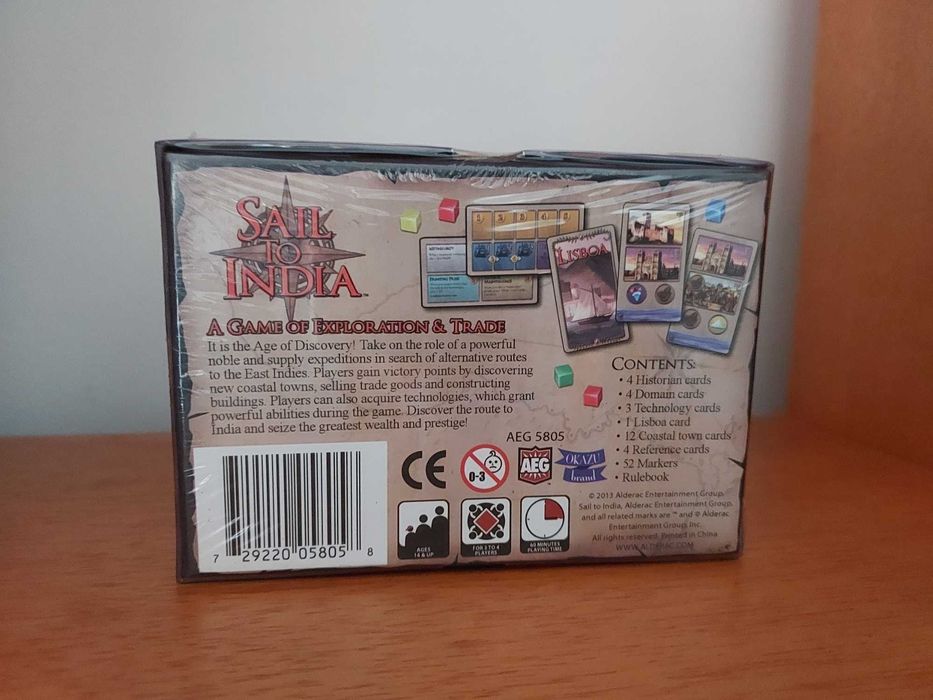 Sail to India, Board Game, Jogo de Tabuleiro