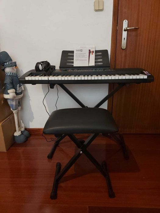 Piano/Órgão Teclado Electrónico  RockJam RJ660-multi‑function keyboard