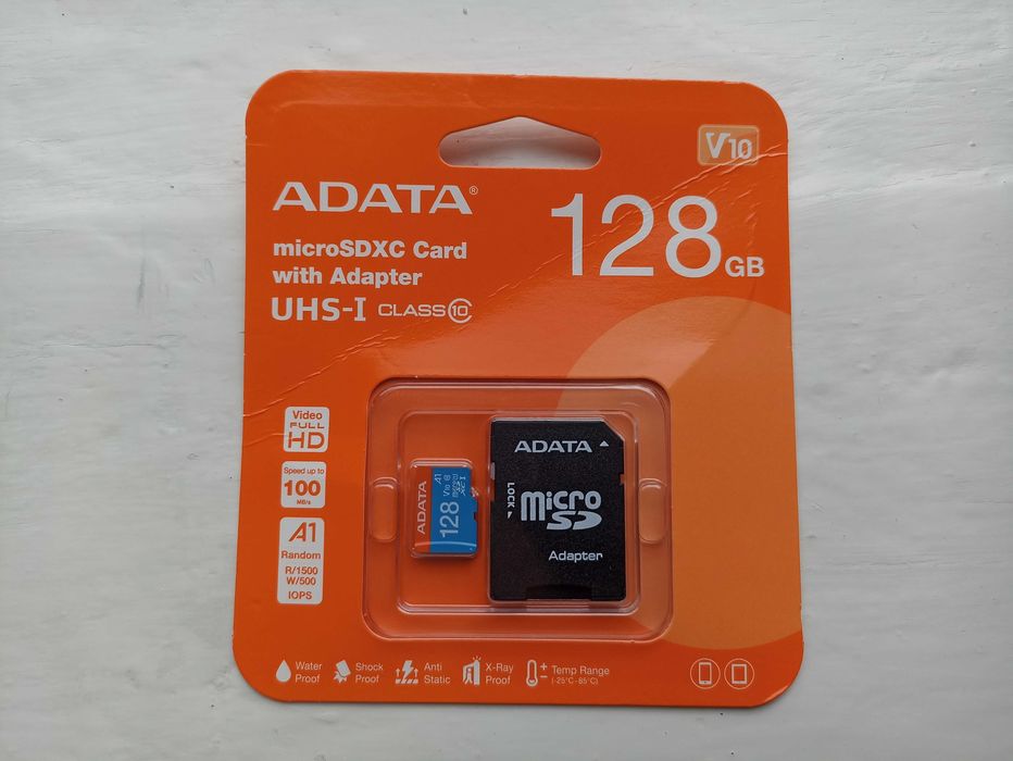 Карта пам'яті ADATA microSDXC 128Gb, нова