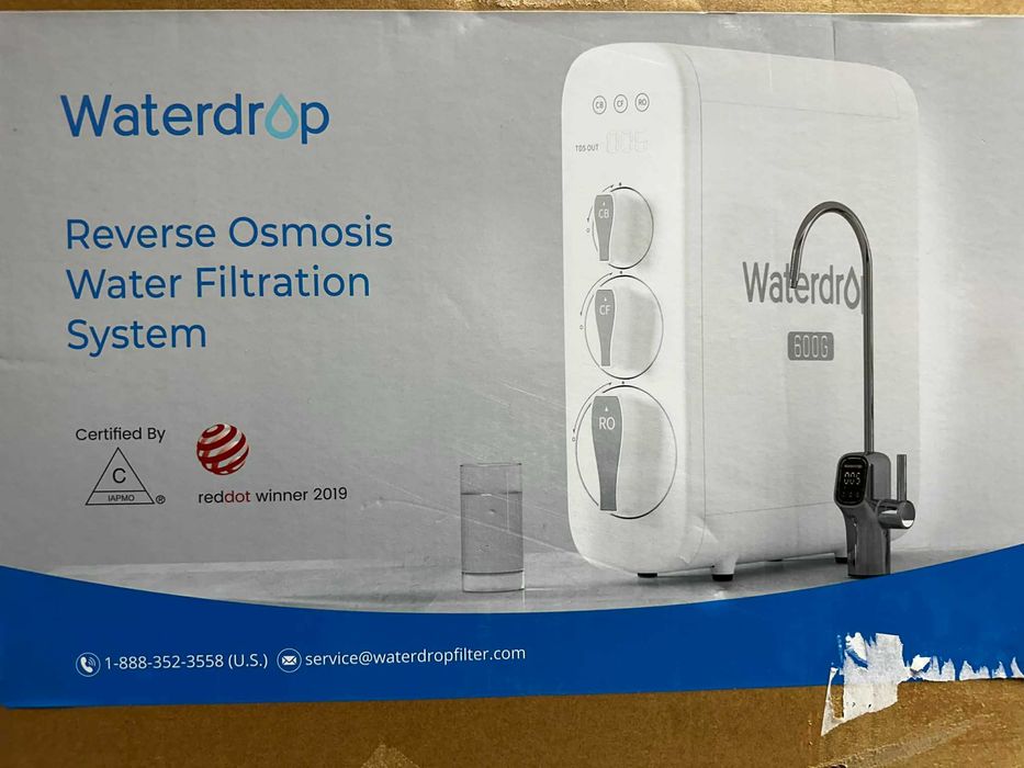 System odwróconej osmozy Waterdrop G3P600 wyświetlacz led Nowy
