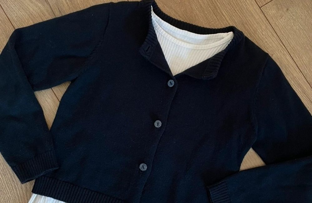 Coccodrillo Sweter kolor granatowy, rozm. 122cm