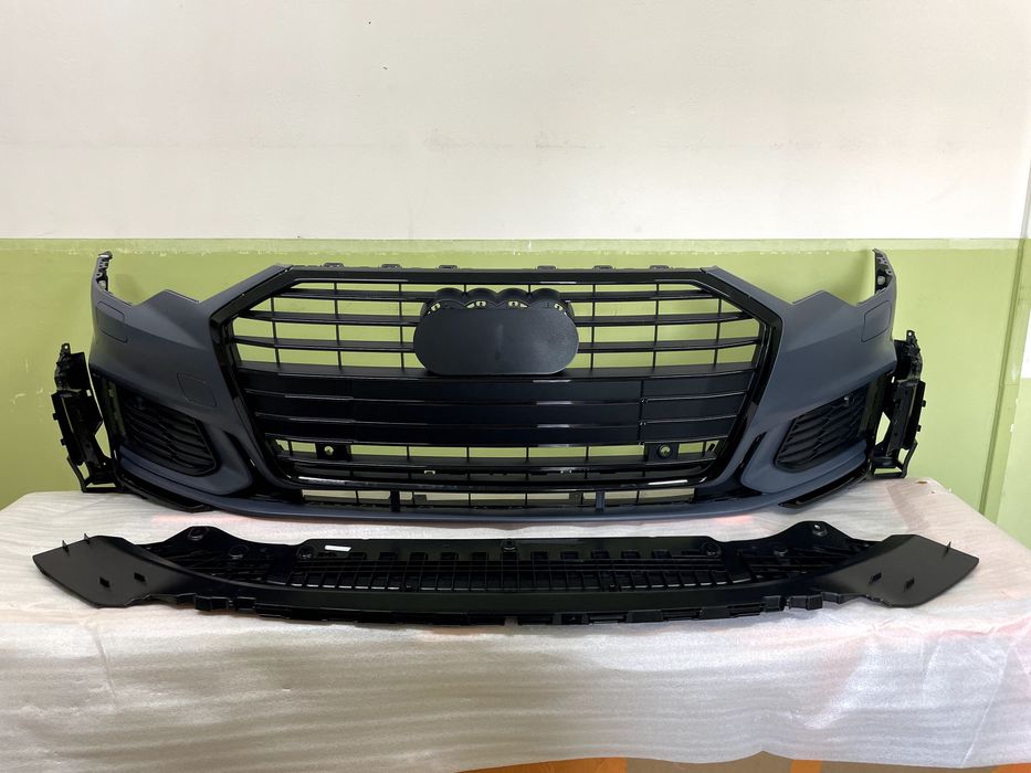 Передній бампер Audi A6 C8 Sline в зборі 2019 2020 2021 2022 2023 2024 s-line а6 ц8 ауді шрот розборка