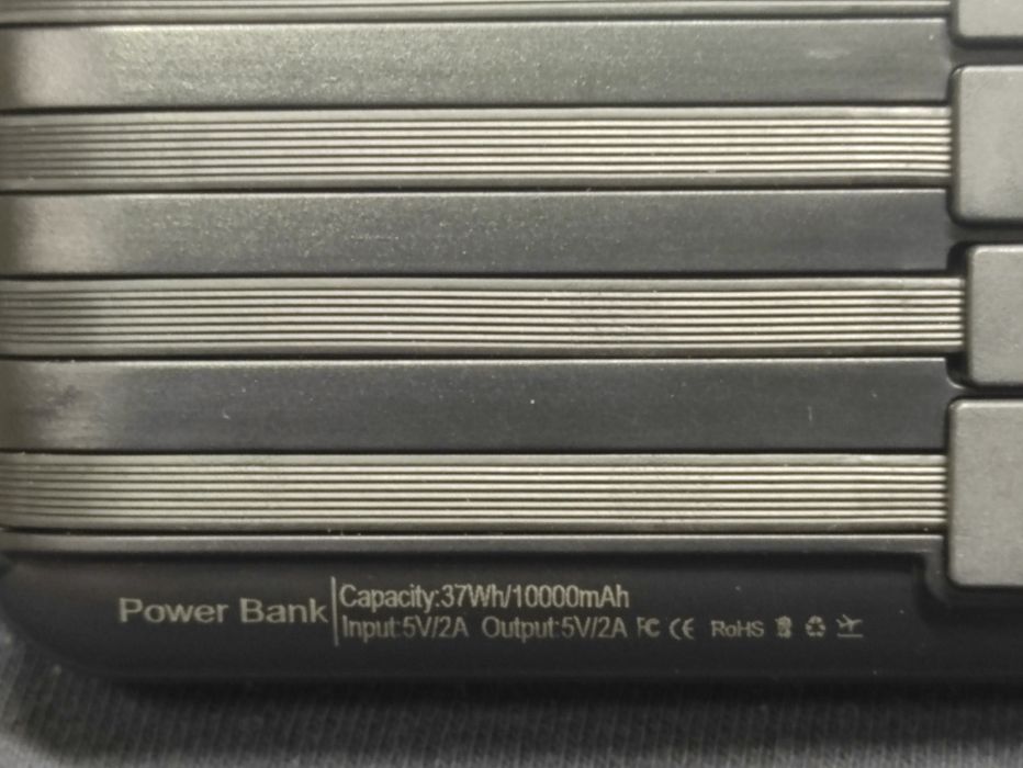 Szybki Powerbank 4w1 10.000mAh 20W, powerbank C, lightning, usb, usb micro