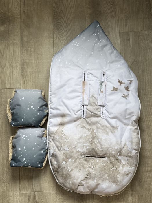 Футмуф(конверт) + муфти 0-9 міс.