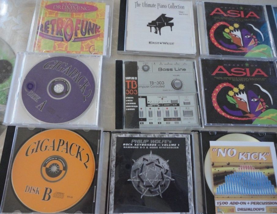 Библиотека Звуков (CD семплы для AKAI ROLAND ENSONIQ WAV сэмплы