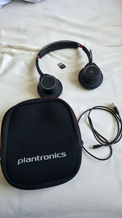 Auriculares Poly Preto ótimo estado