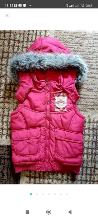 Жилетка безрукавка для дівчинки