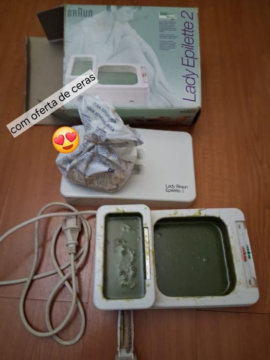 Depiladora com cera