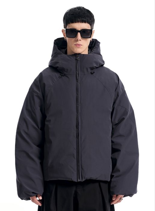 Пуховик SMASH, L. Оверсайз, широкий свободный крой