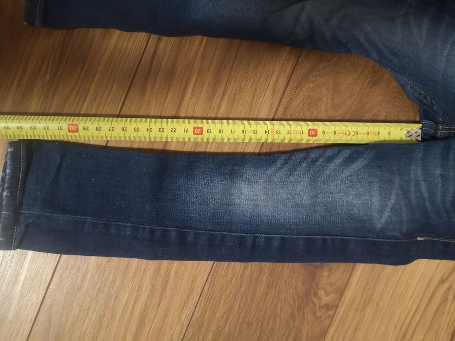 Spodnie jeansy rurki hm 92