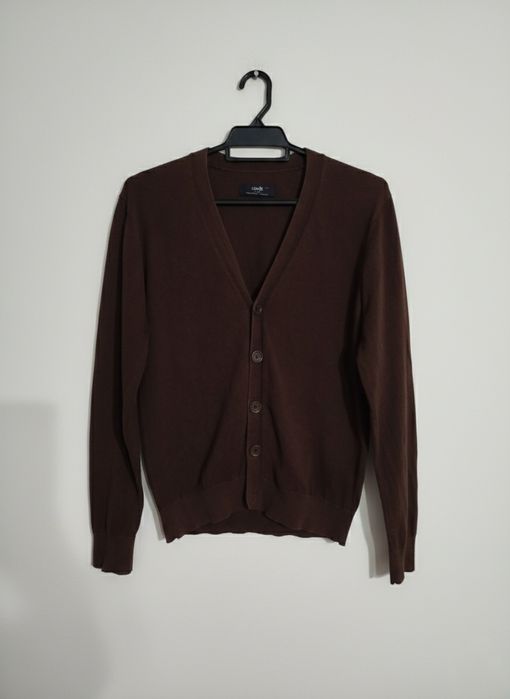 Стильный Кардиган oodji LAB (S-М) — Идеальное состояние, шоколадный цв