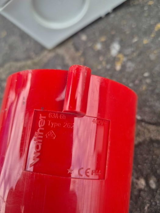 Wtyczka i gniazdo siłowe Walther 63A