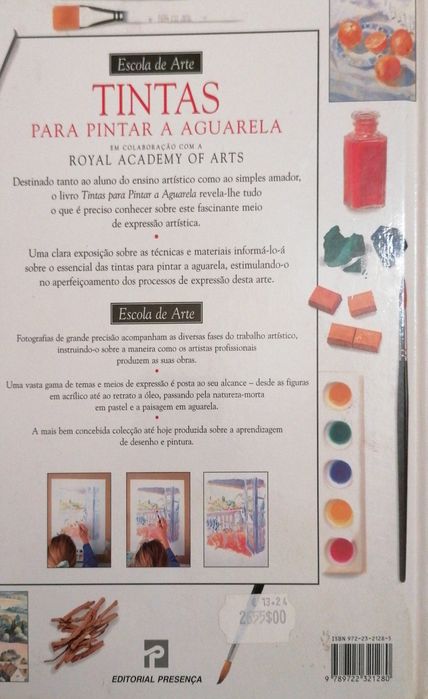 Pintura de paisagens aguarela. Tintas para pintar aguarela.  Ray Smith