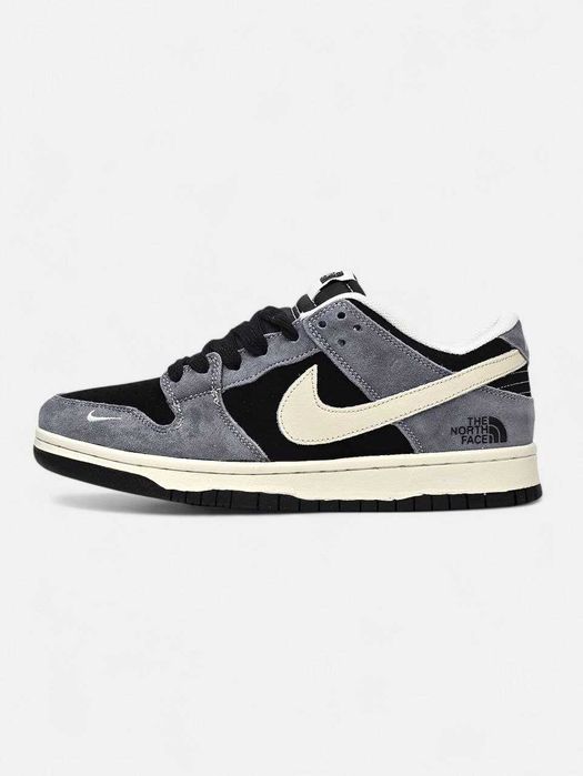 Мужские / женские замшевые кроссовки Nike SB Dunk Low × The North Face TNF чоловічі / жіночі замшеві кросівки найк сб данк зе норт фейс тнф