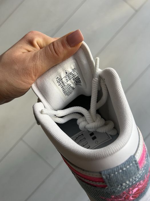 Кросівки підліткові / жіночі Air Jordan 1 Low (GS) Denim