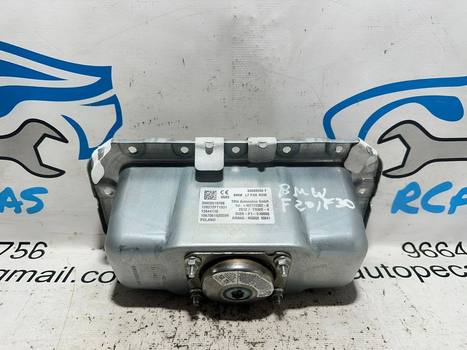 Airbag Tablier Passageiro Pendura Original SRS BMW Serie 1 2 3 4