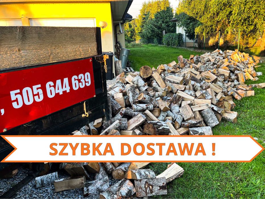 Drewno opałowe liściaste do kominka – szybka realizacja, układane