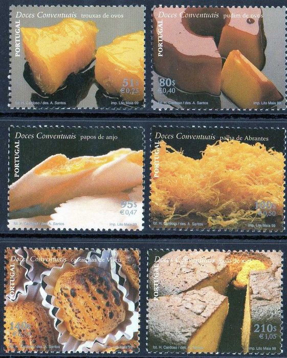 Selos Portugal 1999 - Série Completa Nova MNH Nº2615/2620
