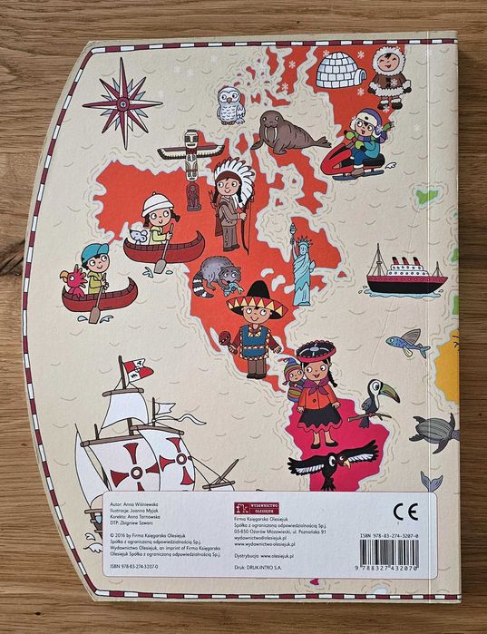 Książeczka dla dzieci Mój pierwszy atlas świata