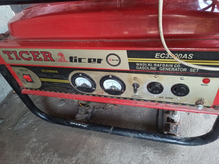 бензогенератор ticer EC3500AS