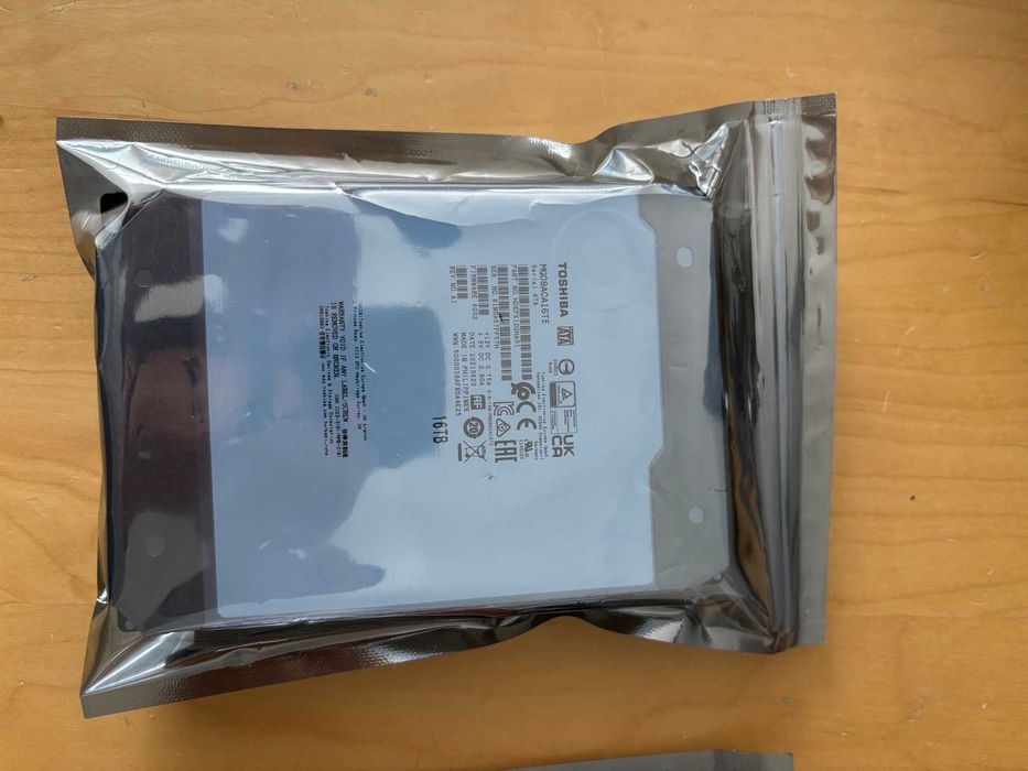 Toshiba 16TB Enterprise Grade Sata HDD