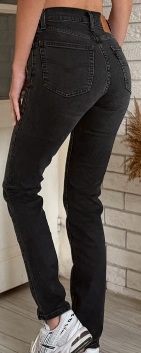 Jeansy LEVI'S 724 high rise straight dżinsy rurki