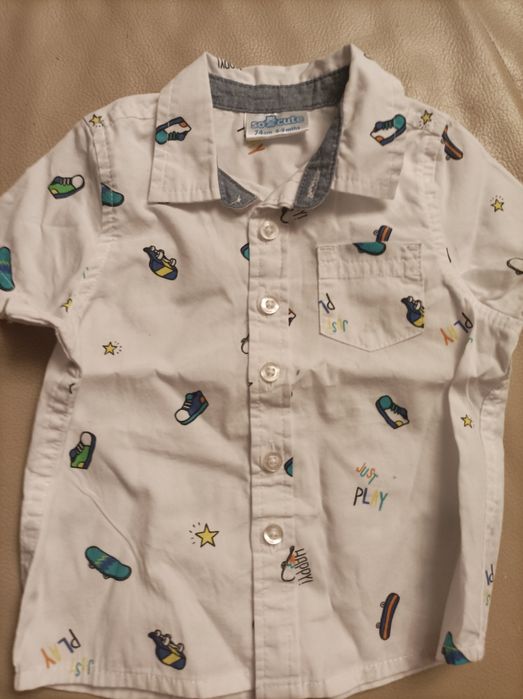 Koszula biała 74 cm