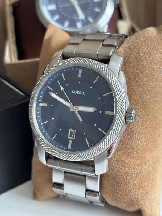 Relogio fossil com fhndo azul