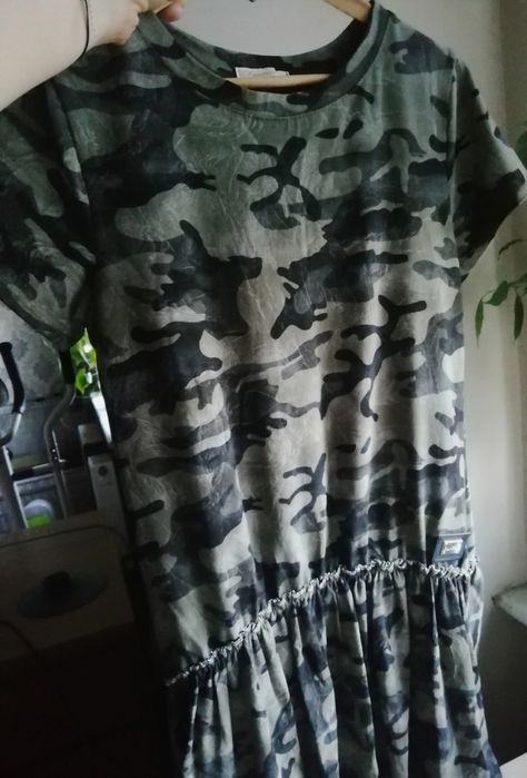 Sukienkaa tunika zielona militarna