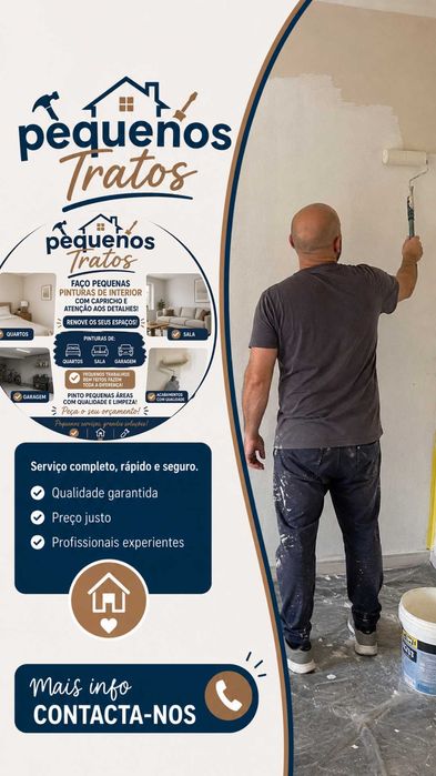 Pinturas, remodelação e outros serviços Coimbra