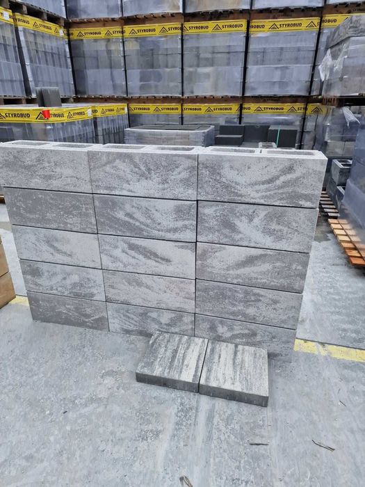 Pustaki ogrodzeniowe MODUŁOWE 50x20x20cm Styrobud-cały kraj projekt