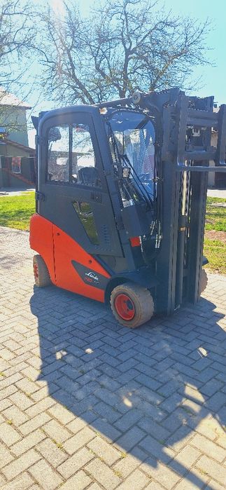Linde H20 stan IDEALNY Triplex przesuw wolny skok wózek widłowy widlak